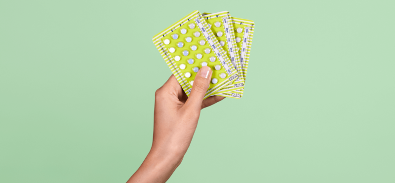 birth control pill packs