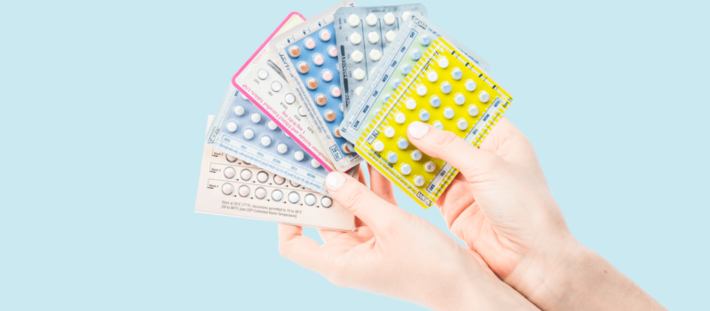 birth control pill packs